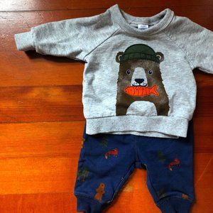 Brown Bear sweater set